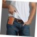 DOITOOL for Cell Portable Waist Brown Protective Pouch Storage Phone Dark Practical Mobile Bag Male Men - Buy Online on SooperMarket.com