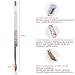 HEVAENS Professional Round Acrylic Nail Brush with Liquid Butterfly Glitter Handle - Size 8 Pink | For Acrylic Powder Liquid Manicure Pedicure - 1pcs - Buy Online on SooperMarket.com