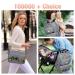Buy Tonyeee Personalized Diaper Backpack | Stylish Travel Baby Bag with Removable Cross Body Bottle - Gray - Buy Online on SooperMarket.com