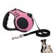 Dog Leash 5 m Retractable Dog Leash for Small Medium and Large Dogs Pink Pink 5 m
