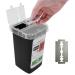 Large Capacity Blade Dispenser Etui | Hairdressing Salon Storage Container - Safe Blade Disposal for Salons (BlcAK) - Buy Online on SooperMarket.com