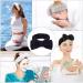 Makeup Headbands Spa Bow Washing Face Hair Band Towel Wrap Coral Fleece Elastic for Shower Sports Black Spa Headband - Buy Online on SooperMarket.com