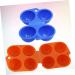 GLEAVI 6 Pcs Eggs 2 Grids Egg Case for Bbq Snap Lock Egg Holder for Fishing Barbecue Storage Box Travel As Shownx3pcs Mx3pcs - Buy Online on SooperMarket.com