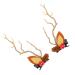 minkissy 2 Pairs Christmas Glow Barrette Christmas Hairpin Glowing Hairpin Girl Hair Accessories Girls Hair Ties Hair Ornaments for Women Xmas Hair Clips Antlers Deer Horns Hair Holder Ear