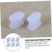Beavorty 8pcs Toe Separator Splints - Nail Protector & Manicure Toe Stretcher - Hallux Valgus Orthotics for Foot Thumb - White Gel - Buy Online on SooperMarket.com