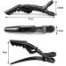 10x Crocodile Hair Clips - Professional Styling Barrettes for Thick Hair with Nonslip Grip - Salon Quality - Black - Buy Online on SooperMarket.com