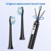 4 Brush Heads for Water Flosser and Electric Toothbrush - Replacement Heads - Buy Online on SooperMarket.com