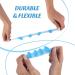Mroobest Toe separator Toe spacers Gel Toe Separators Bunion Correctors Toe Spacers Toe Straightener Toe Stretcher Big Toe Correctors Toe Separator 4 Count (Blue) blue-1 One Size - Buy Online on SooperMarket.com