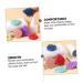 Silicone Shampoo Comb & Scrubber Massager | Scalp & Body Brush for Baby Shower | Dark Blue | 1pc - Buy Online on SooperMarket.com