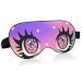 Haskirky Light Blocking Eye Mask Breathable and Adjustable Adult Men and Women Travel on Business Trips Yoga Meditation Light Smooth Comfortable Eye Mask Office Deep Sleep Goodies Anime Eyes Gradie