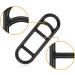 Tuserxln Bicycle Stretch Silicone Tape - 10 Adjustable Rubber Rings for LED Bike Lights & Flashlights | International Shipping - Buy Online on SooperMarket.com