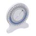 Inclinometer Good Sealing Bubble Therapy Inclinometer Scratch Resistant Clean Easy Rotation Non Leak for Students Professionals for Measure Motion Range (Blue)