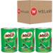 Nestle 3 x 400g Chocolate Flavour Milo Milk Drink With Welari Thank You Card Malted Vitamin Minerals Calcium Activ-go for Kids (1.2kg) - Buy Online on SooperMarket.com