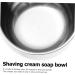 Angoily 6-Pack Stainless Steel Shaving Soak Soap Mixing Bowl - Perfect Gift for Men s Razor Shaving Foam - Durable Ceramic Shell - 7.4x7.4cm - Buy Online on SooperMarket.com