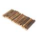 Duokon hamster accessories hamster wood bridge wooden bridge for hamsters curved ladder small pet accessories cage decoration mice rats rodents toys (medium)