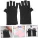minkissy 10 Pairs Nail Gloves Uv Gloves Pink Gloves Hand Gloves for Protection Manicure Gloves Protective Gloves Gloves Accessories Polyester Miss - Buy Online on SooperMarket.com