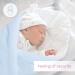 Baby Swaddle Wrap Blanket | Newborn Cotton Swaddling Sleeping Bag 0-3 Months (Blue) - Buy Online on SooperMarket.com