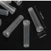 SBYURE 100 Pack Flower Water Tubes - Clear Plastic Floral Vials for Arrangements - 2-7/8 Inches - Transparent Caps - Bulk Pack - Buy Online on SooperMarket.com