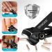 Nail Clippings for Thick Nails | DrMode Wide Jaw Nail Zwick Tongs & Fingernail File Set - Professional Stainless Steel 3-Piece Kit for Men & Women - Buy Online on SooperMarket.com