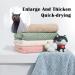 Valink Fast-Drying Microfiber Towel for Small & Medium Dogs & Cats - Extra Absorbent Pet Bath Towel in Green - Buy Online on SooperMarket.com