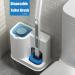 Disposable Toilet Brush with 40 Refills | Effective Toilet Bowl Cleaner Wand Set with Storage Caddy | Effortless Cleaning & Hygiene - Buy Online on SooperMarket.com