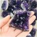 Stone Crafts Purple Feng Shui Natural Amethyst Crystal Quartz Drusy Geode Cluster Stone Decoration Ornament kaixun 1PC 40g-55g - Buy Online on SooperMarket.com