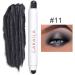 Yeweian Creamy Eyeshadow Stick - 2 in 1 Matte and Shimmer Eye Shadow Pencil Crayon (Black Shimmer) | Long Lasting, Waterproof Glitter Eyeshadow Pen - Buy Online on SooperMarket.com