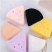Powder Puff Holder Portable Silicone Easy to Clean Triangle Makeup Puff Container Smooth Opening Dustproof for Home Travel (Yellow) - Buy Online on SooperMarket.com