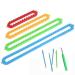 JapanAmStore Long Knitting Loom Set DIY Knitting Loom for Scarf Sweater Shawl Knitter Weaving Tool (S/M/L/XL)   1 Set(s/M/L/Xl)