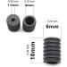 OCEANTREE Cord Locks for Mask - Silicone Adjuster Earloop Toggles - Black - Buy Online on SooperMarket.com