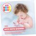 Angoily 10pcs Children's Bath Sponge Set - Soft Facial Scrubbers & Shower Loofahs for Babies & Kids | Eco-Friendly Cleaning Tools for Gentle Bath Time Care - Buy Online on SooperMarket.com