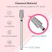 Rolybag Tapered Barrel Cuticle Nail Drill Bits - Coarse Diamond Drill Bits for Electric Cuticle Removal | Professional Manicure Tools 3/32” - Buy Online on SooperMarket.com