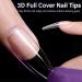 Canvalite 504 Piece Artificial Nail Set - 12 Sizes of Gel & Acrylic Tips with Nail Accessories & File for DIY Geln gel - Buy Online on SooperMarket.com
