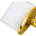 Neck Face Duster Brush Yellow Neck Duster with Electroplated Handle for Hair Cutting Skin Friendly Soft Bristles Brush for Removing Loose Hair Barber Cleaning Brush for Salon Home - Buy Online on SooperMarket.com