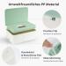 Cheerhom Baby Wet Wipes Box - Green Storage Box for Damp Toilet Paper & Cloths | 18 x 12.2 x 7cm | Ideal for Home Office & Outdoor Use - Buy Online on SooperMarket.com