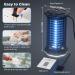 Electric Bug Zapper with LED Light LUUGUYI 4200V Mosquito Zapper Killer Electric Insect Fly Zapper Mosquito Trap No Odor & Chemicals Mosquito Lamp Bulb for Indoor & Outdoor - Buy Online on SooperMarket.com