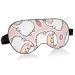 Haskirky Light Blocking Eye Mask Breathable and Adjustable Adult Men and Women Travel on Business Trips Yoga Meditation Light Smooth Comfortable Eye Mask Office Deep Sleep Goodies Sheep with Strawb