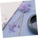 minkissy Hairpin Hair Wooden Stick Decorative Hair Pins Chinese Hair Barrettes Sandalwood Hair Stick Hair Clips for Women Japanese Hair Purple Steamed Stuffed Bun Vintage Miss Fabric - Buy Online on SooperMarket.com