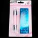 Nail Art Stamping Tool Kit Nail Stamping Plates Nail Art Stamper included Double Head Polish Print Template Silicone Stampers For Beauty Nail Art DIY- Nails Seal Mold Nail Stamp Plate Pink 03 pink - Buy Online on SooperMarket.com