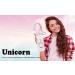 18oz Unicorn Water Bottle - Leak Proof, 36 Hours Cold, Dishwasher Safe, Wide Mouth, Insulated Stainless Steel - Perfect Straw Bottle for Girls at School - Buy Online on SooperMarket.com