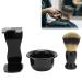 3 Pieces Shaving Brush Set | Complete Shaving Kit for Men | Beard Brush & Safety Stand - Buy Online on SooperMarket.com