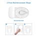 HEETA Portable Folding Potty Training Seat for Kids - Non-Slip, Travel-Friendly, Easy to Clean - Comfortable No-Gap Design (White) - Buy Online on SooperMarket.com