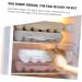 ABOOFAN 2pcs Anti-Collision Damage Chicken Containers for Fridge Pantry Egg Bins for Fridge Food re-usable Grey 30X11X6.5CM - Buy Online on SooperMarket.com