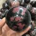 Natural Crystal Rough Home Decoration 65mm Natural Plum Tourmaline Palm Crystal Ball s - Buy Online on SooperMarket.com