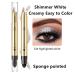 Go Ho White Highlighter Cream-to-Powder Eyeshadow Stick - Shimmer White 01 - Buy Online on SooperMarket.com