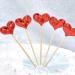 FZBNSRKO 40pcs Glitter Heart Cupcake Toppers Colorful Cake Decoration Heart and Star Cake Toppers Cute Party Decoration for Party Wedding Cake Decoration Supplies - Buy Online on SooperMarket.com