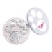 Empty Eyeshadow Makeup Palette - 5pcs Round Metal Pans | DIY Eye Shadow Container for Blush & Brow Powder - International Shipping Available - Buy Online on SooperMarket.com