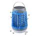 Electric Mosquito Killer Lamp Mosquito Zapper Mosquito Lamp Electric Fly Killer Mosquito Trap Illumination Waterproof Portable(Color:Blue)