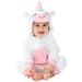 COOKY.D Baby Hooded Rompers Infant Winter Flannel Jumpsuit Pajamas 2-36 Months 12-18 Months White
