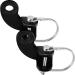 2 sets burley bicycle coupling bicycle trailer coupling attachment adapter angled replacement plug bike trailer coupling 12.2 mm compatible with burley pendant coupling